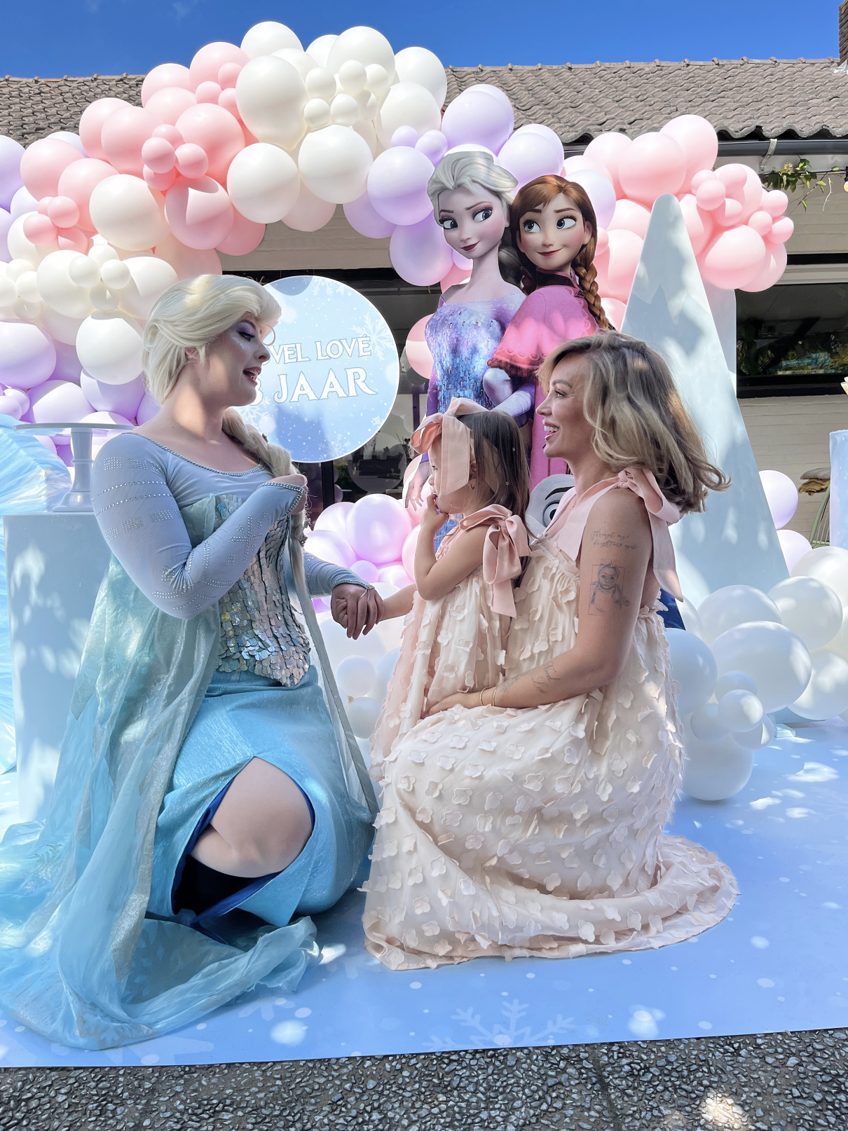 Frozen kinderfeest ballonnen decoratie Rotterdam Verrytale Events